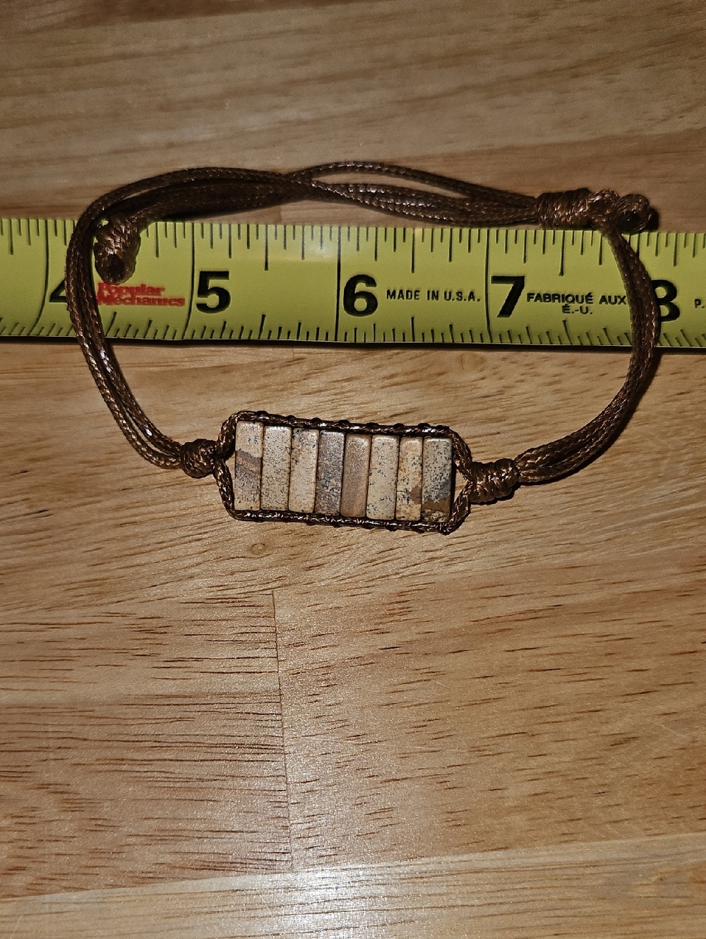paparazzi Brown Beaded Cord Bracelet